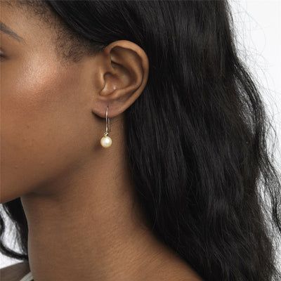 Perles Blanches, Accessoire pour Boucles d'oreilles