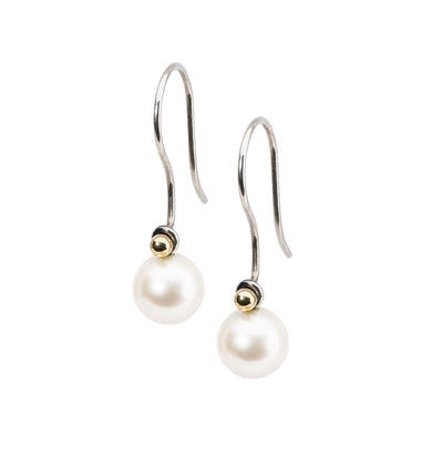 Perles Blanches, Accessoire pour Boucles d'oreilles